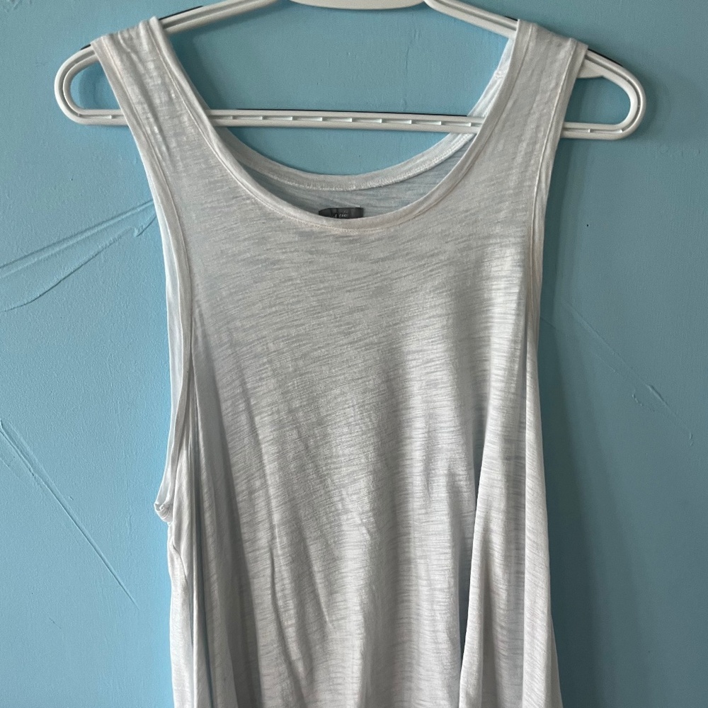 Arie Real Soft Tank White Womens Large